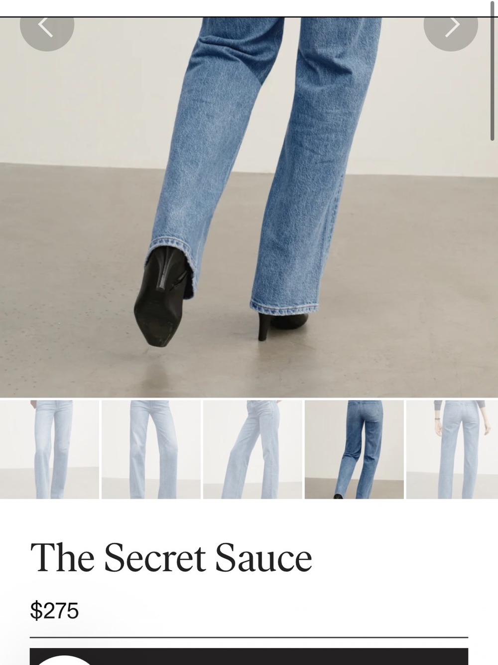 AYR The Secret Sauce Light Blue Straight-Leg Jeans